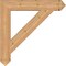 Ekena Millwork Traditional Arts & Crafts Smooth Bracket, Western Red Cedar, 5 1/2"W x 36"D x 36"H BKT06X36X36TRA03SWR - alternate 3